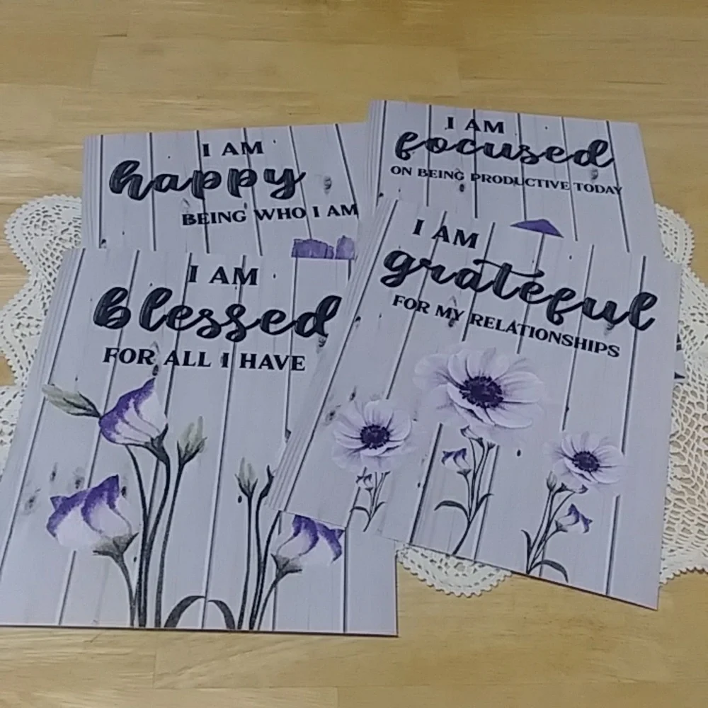 Happiness, Focus, Blessed, positive reminder art Prints
